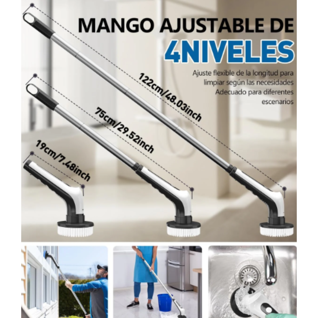 Super Cepillo De Limpieza Eléctrico Giratorio 9 en 1 y 🎁 ¡Llévate un regalo especial!🚚 ¡ENVÍO GRATIS a todo el país!