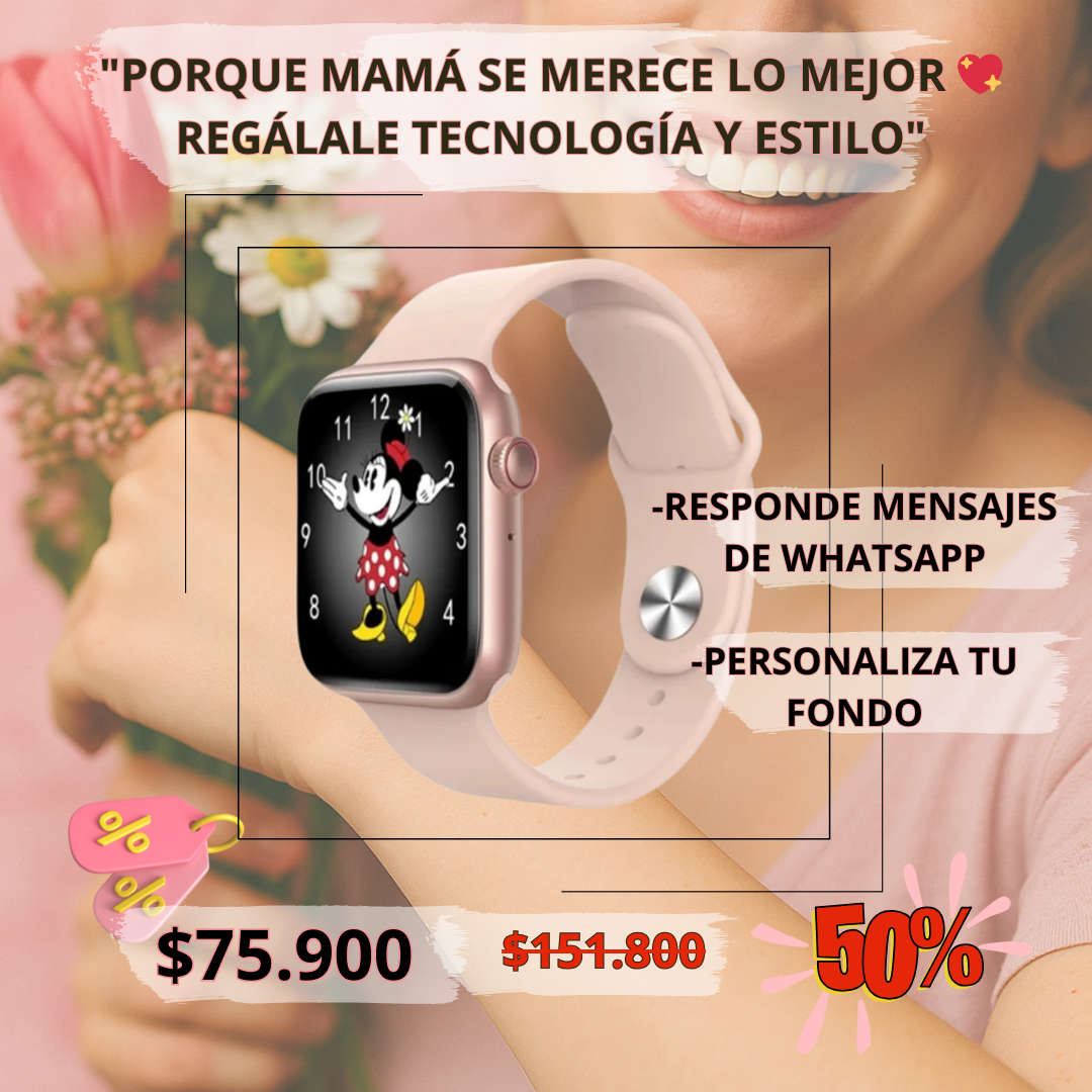 💐 RELOJ INTELIGENTE T500 – ¡A MITAD DE PRECIO SOLO POR HOY! ⌚🔥