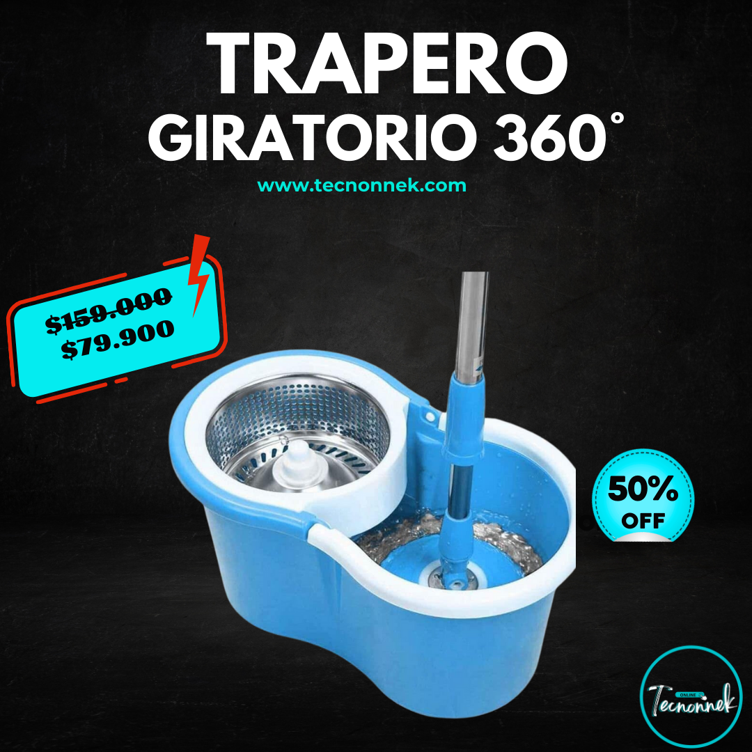 Trapero autoescurrible 360°