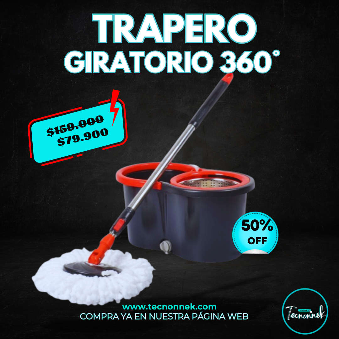 Trapero autoescurrible 360°