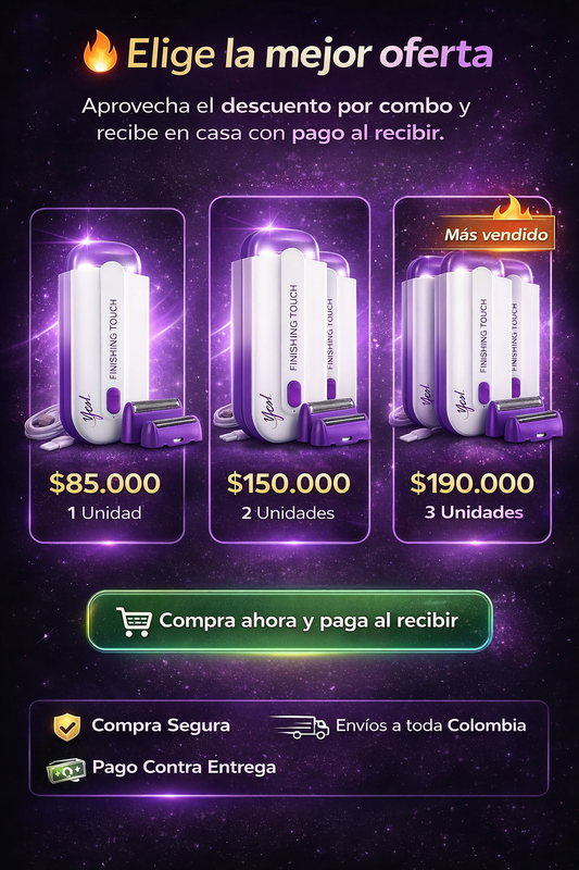 Depilador Removedor De Vello Yes Finishing Touch