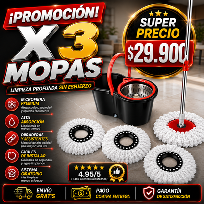 COMBO EN PROMO X 3 MOPAS SUPER GRADES