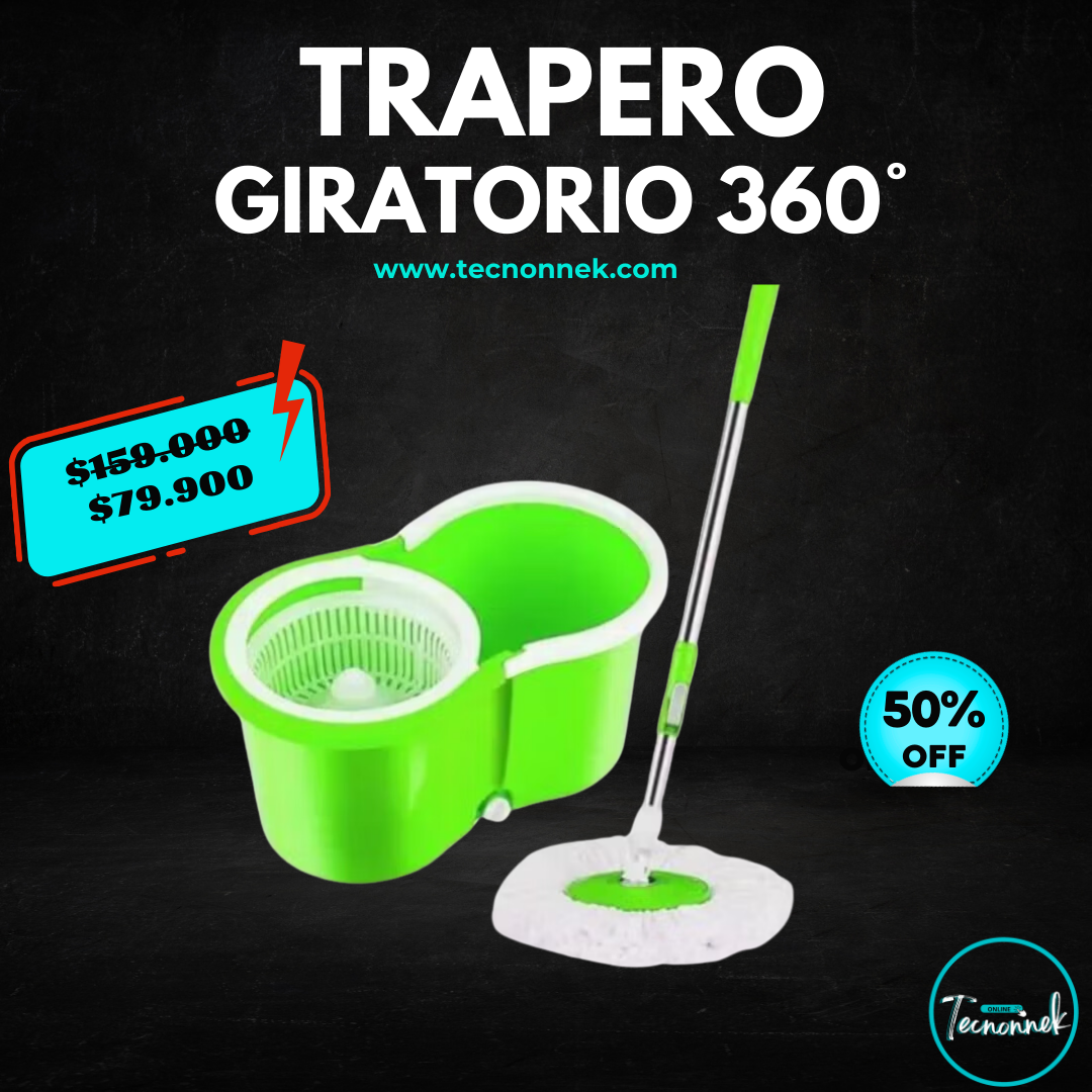 Trapero autoescurrible 360°