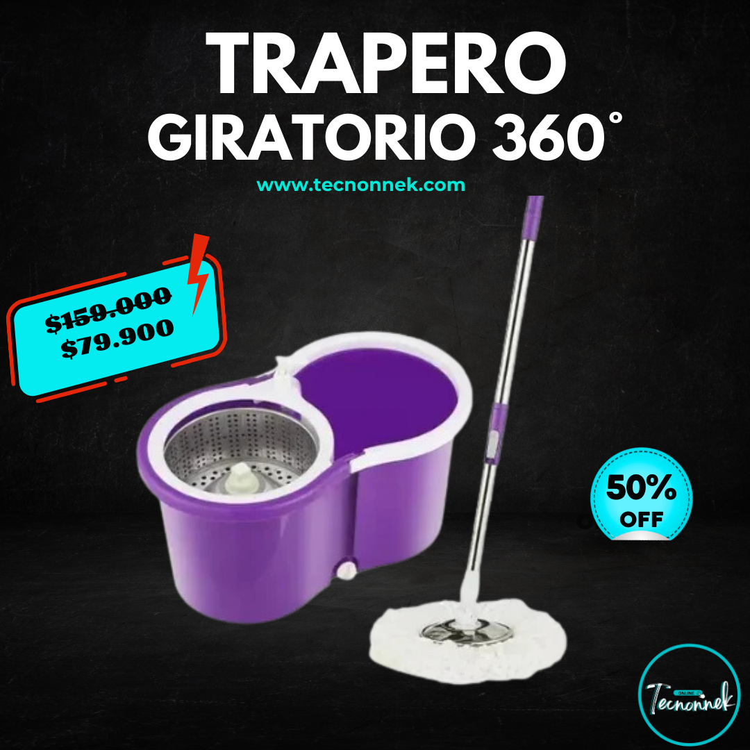 Trapero autoescurrible 360°