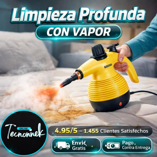 ASPIRADORA A VAPOR CLEAN PRO  LIMPIEZA POTENTE, FACIL Y PROFESIONAL