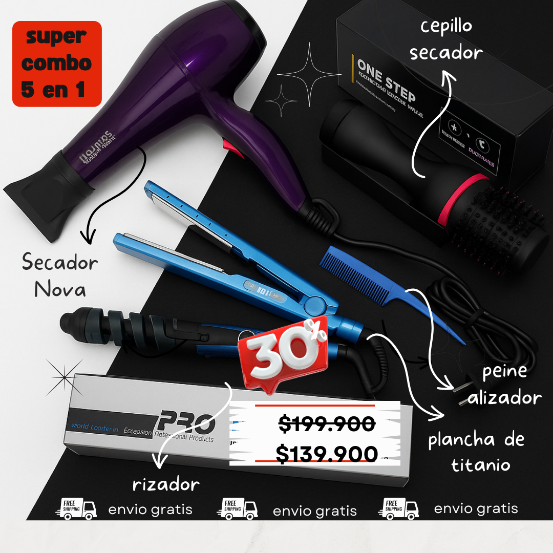 🎁SUPER CAJA DE BELLAZA 5 EN 1 LUXURY 🎁🚚 ¡ENVÍO GRATIS a todo el país!