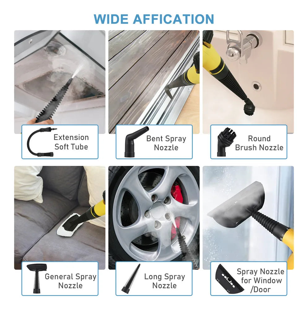 ASPIRADORA A VAPOR CLEAN PRO  LIMPIEZA POTENTE, FACIL Y PROFESIONAL