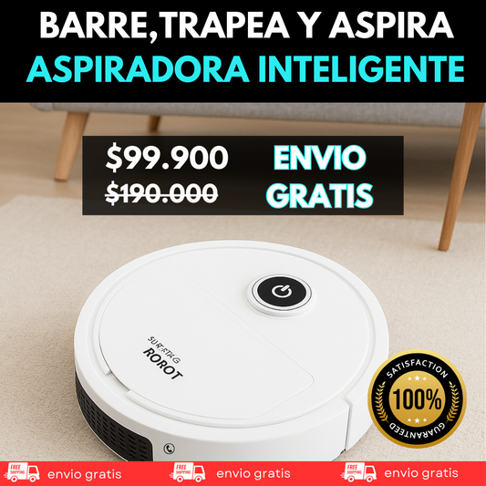 ROBOT DE LIMPIEZA 3 EN 1 MAX CLEAN -¡COMPRA 1 A MITAD DE PRECIO POR HOY!🔥🔥🔥