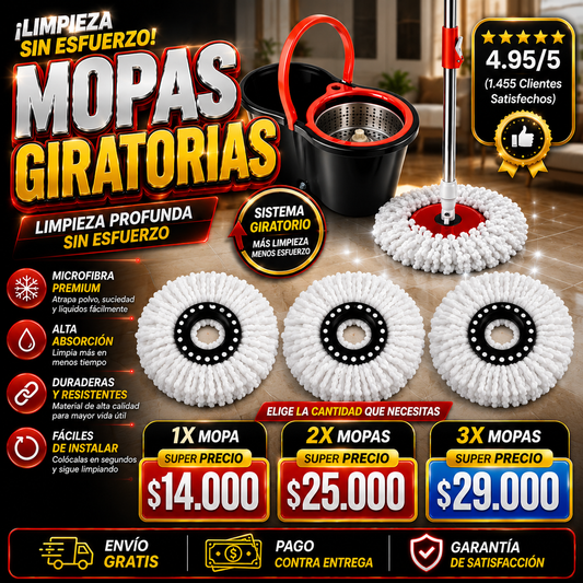 PROMOCIÓN DE MOPAS DE TRAPERO 360.