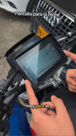 🔥🏍️Pantalla Tactil Para Moto Android Auto Y Carplay🏍️🔥